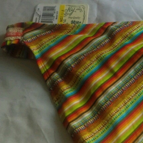 Lucky Brand Santiago Sunrise Basic Tab Side Bikini - Picture 4 of 5